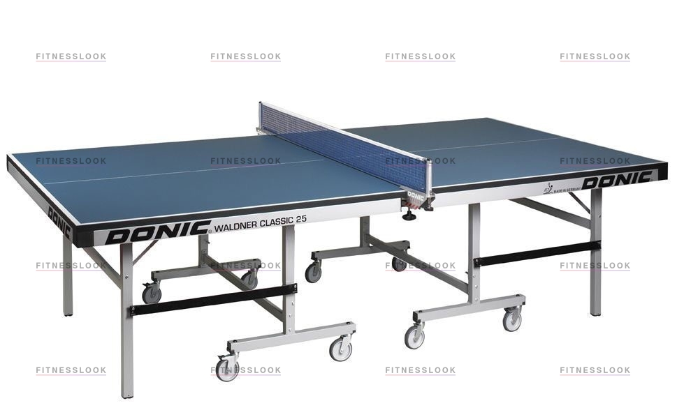 Donic Waldner Classic 25 синий из каталога теннисных столов для помещений в Сочи по цене 169990 ₽