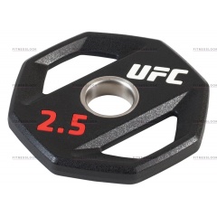 UFC олимпийский 2,5 кг 50 мм из каталога дисков для штанги с посадочным диаметром 50 мм. в Сочи по цене 4945 ₽