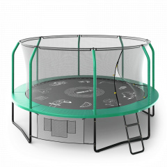 Unix Line Supreme Game 14FT (Green) / 427 см из каталога батутов в Сочи по цене 42420 ₽