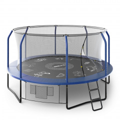 Unix Line Supreme Game 14FT (Blue) / 427 см из каталога батутов в Сочи по цене 42420 ₽
