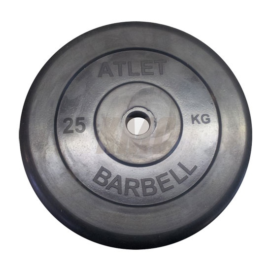 MB Barbell Atlet 51 мм - 25 кг из каталога дисков (блинов) для штанг и гантелей в Сочи по цене 8066 ₽