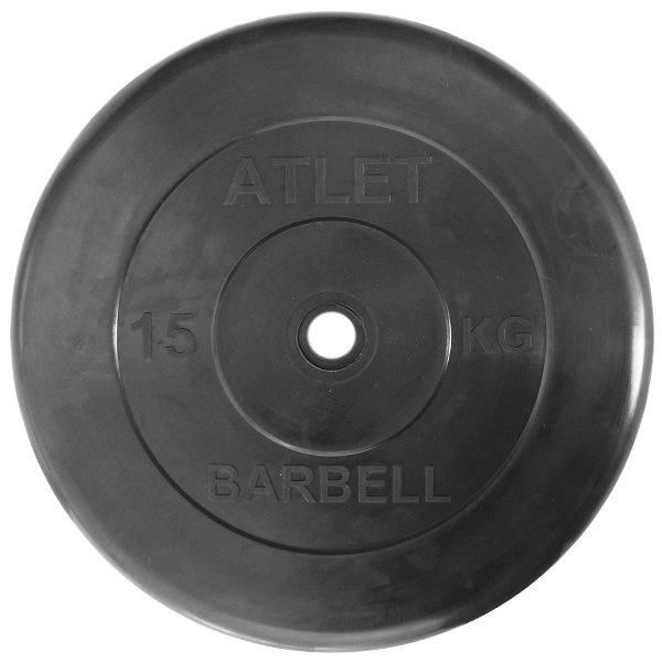 MB Barbell Atlet 51 мм - 15 кг из каталога дисков (блинов) для штанг и гантелей в Сочи по цене 4999 ₽
