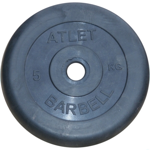 MB Barbell Atlet 51 мм - 5 кг из каталога дисков (блинов) для штанг и гантелей в Сочи по цене 1786 ₽