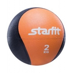 StarFit 2 кг. PRO GB-702, оранжевый из каталога медболов в Сочи по цене 3305 ₽